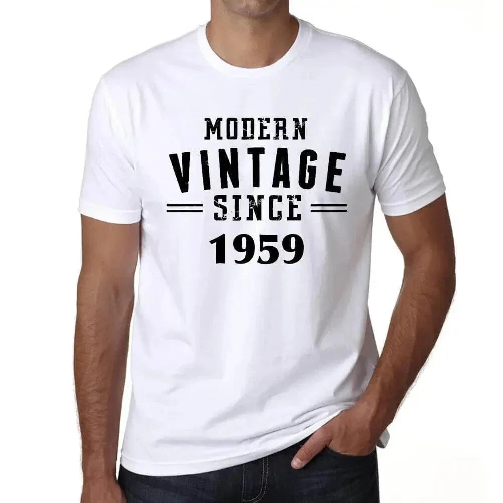 ULTRABASIC Men's T-Shirt Vintage Modern Since 1959 Modern Vintage Since
