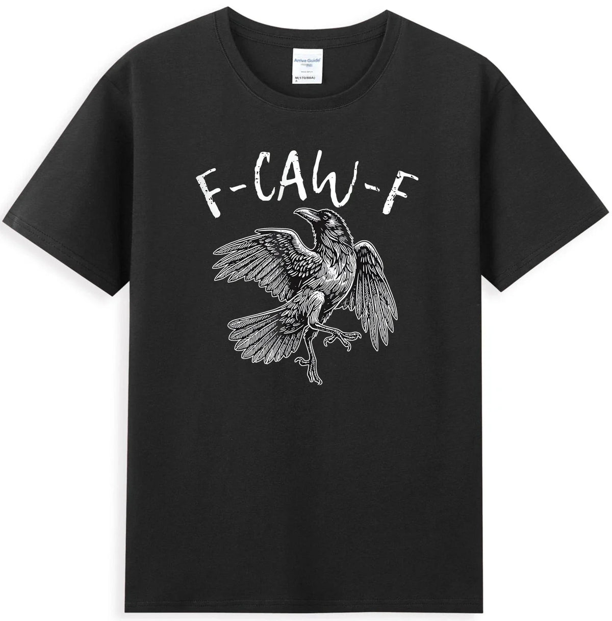 Black Crow FCAWF F-Caw-F Funny Gothic Dance Meme Graphic T-Shirt Unisex S-5XL