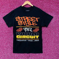 Hybrid Street Style World Circuit Graphic T-Shirt Medium