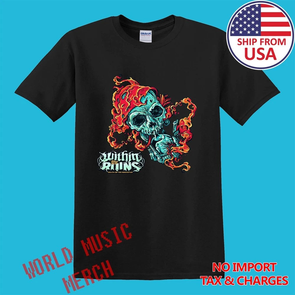 Within The Ruins Death Men's Black Size S-5XL