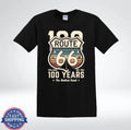 Retro Route 66 Centennial 1926-2026 Graphic T-Shirt