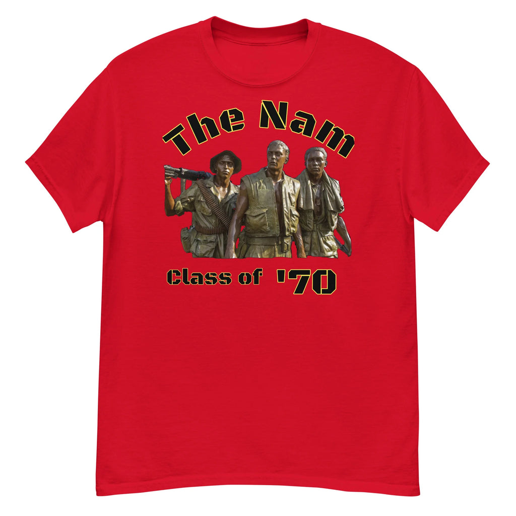 Vietnam Veteran T-shirt, The Nam, class of '70, cotton, new, Men's classic tee