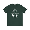 Pitbull Coffee Lover Shirt - I Like Pitbulls and Maybe 3 People, Dog Mom Tee