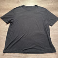 AllSaints Shirt Mens XXL Black Cotton Blend Harvest SS Crew Oversized Streetwear