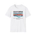 California Golden Coast Unisex Softstyle T-Shirt | Beach Vibes, Summer, surfer
