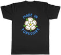 Made in Yorkshire Mens T-Shirt White Rose of York Unisex Tee Gift
