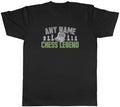 Personalised Any Name Chess Legend Mens T-Shirt Tee Gift Top