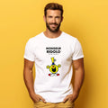 Men's Short Sleeve T-Shirt White, Monsieur Rigolo