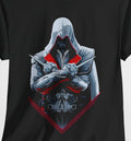 Ezio Auditore Video game Shirt Mens Tshirt Crew neck Gift for gamers, Assassin's