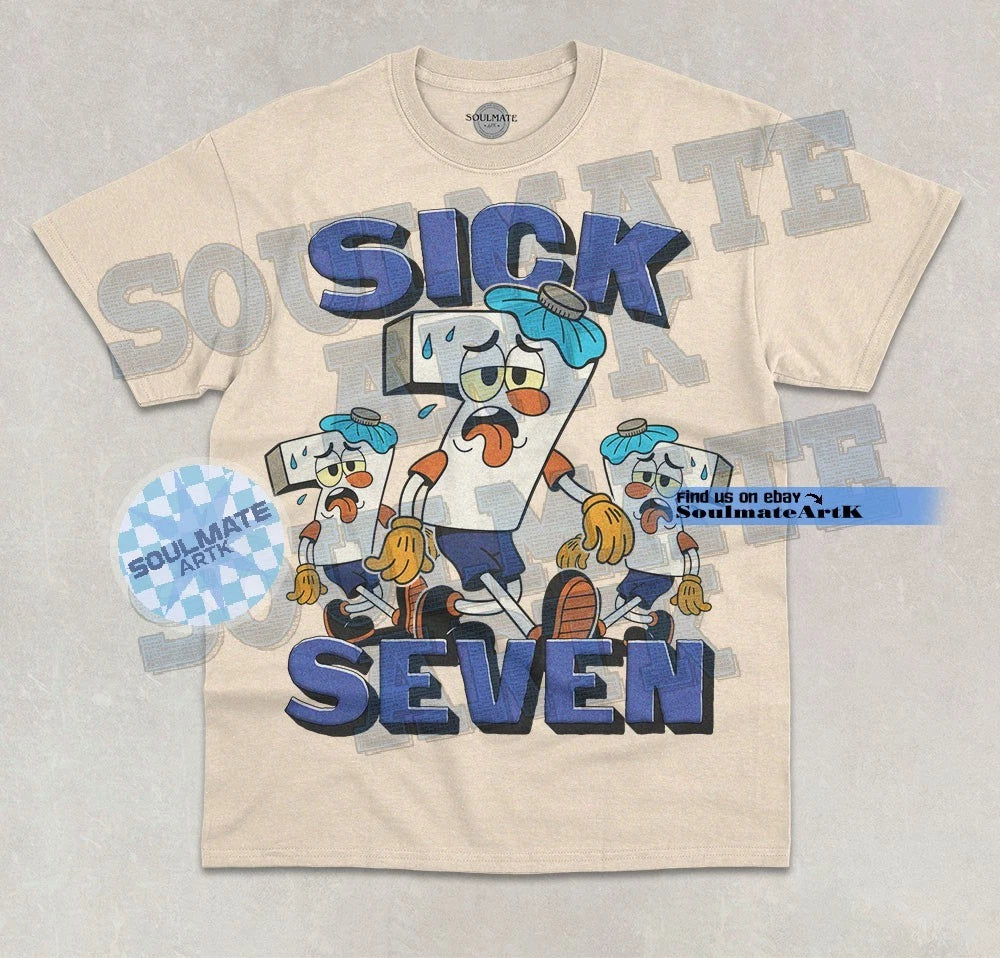 Sick T-Shirt Funny 67 Wordplay Trendy Meme Joke Hilarious Graphic Shirt