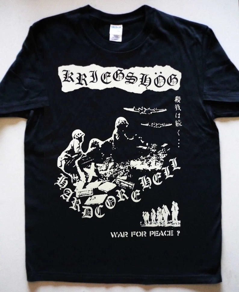 KRIEGSHOG Hardcore Hell - T-shirt, Unisex Tee