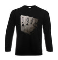 Poker Elements 3D Digital Pattern Print Men's Long Sleeve T-Shirt Funny Top
