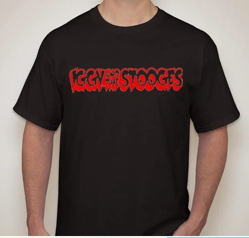 IGGY and the Stooges Punk rock hardcore thrash band T shirt