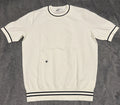 Christian Dior Men’s White “Dior Uniform” Knit T-Shirt –, Logo Detail, Size L
