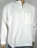 Grandad Shirts Collarless Shirts  S to 4XL