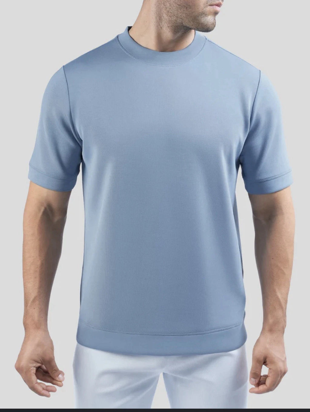 Fioboc Men's Modal Blend SS SlimFit TShirt  High Tec 4 Way Stretch Fabric NWT SM