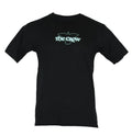 The Crow Mens T-Shirt -Simple Front Design Stylized Guitar Agel Back Image