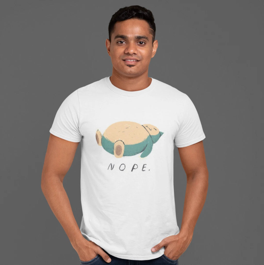 Men's Short Sleeve White NOPE T-Shirt
