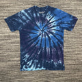 Liquid Blue Simple Blue Tie Dye T Shirt Size M