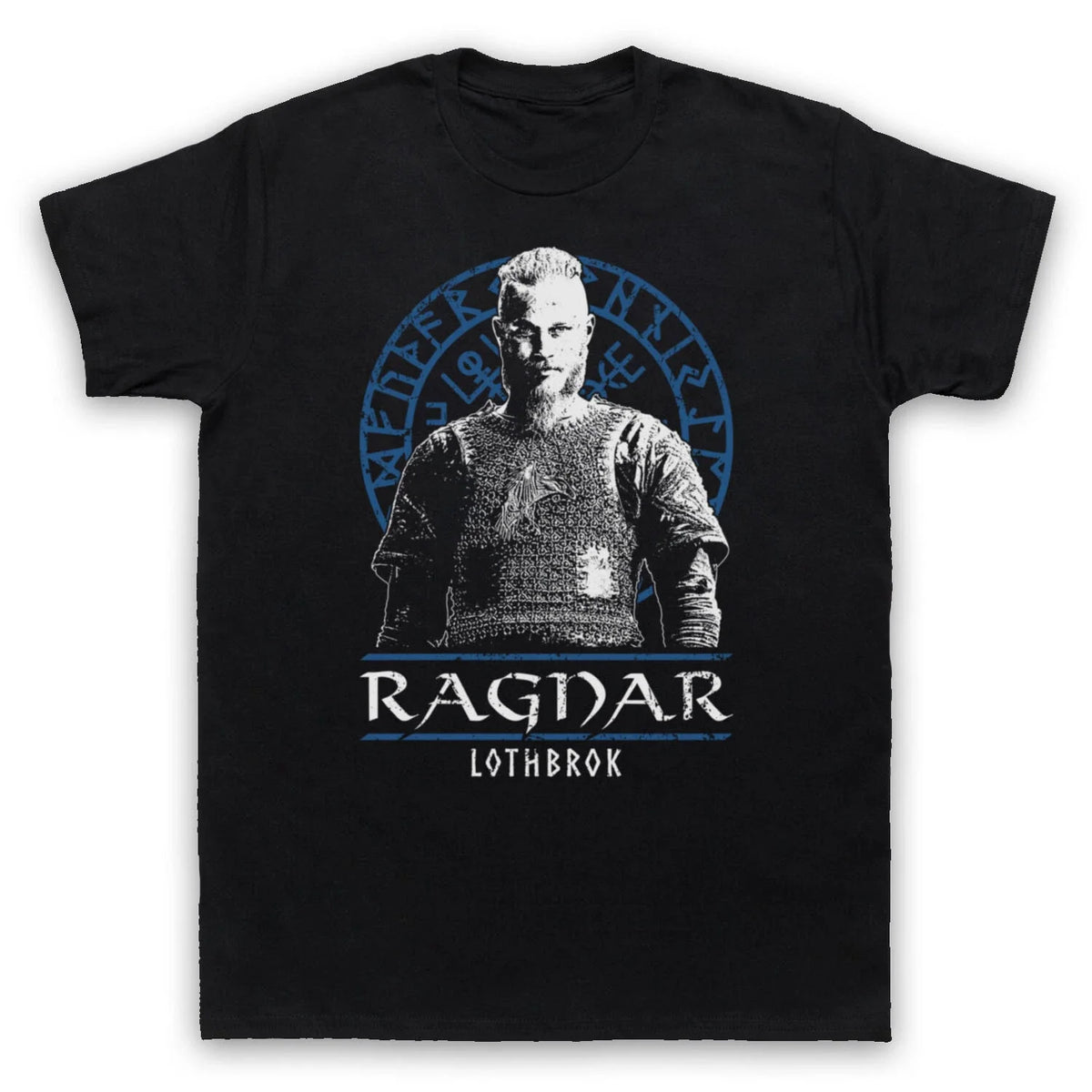 VIKINGS RAGNAR LOTHBROK KING NORSE SAGA HISTORY TV MENS & WOMENS T-SHIRT