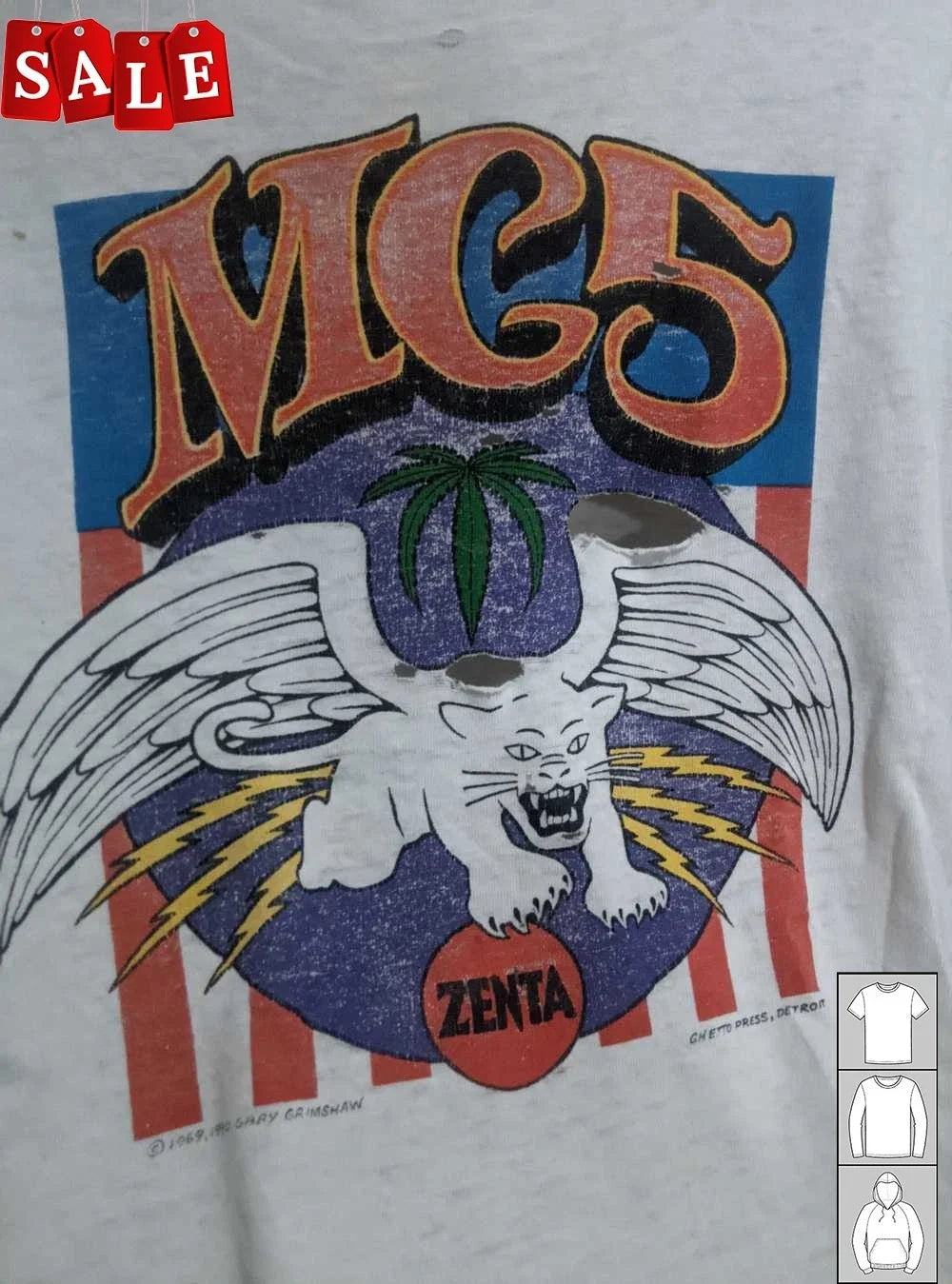 New thrashed mc5 pronto punk  Gift For Fans Unisex S-5XL Shirt  JM503