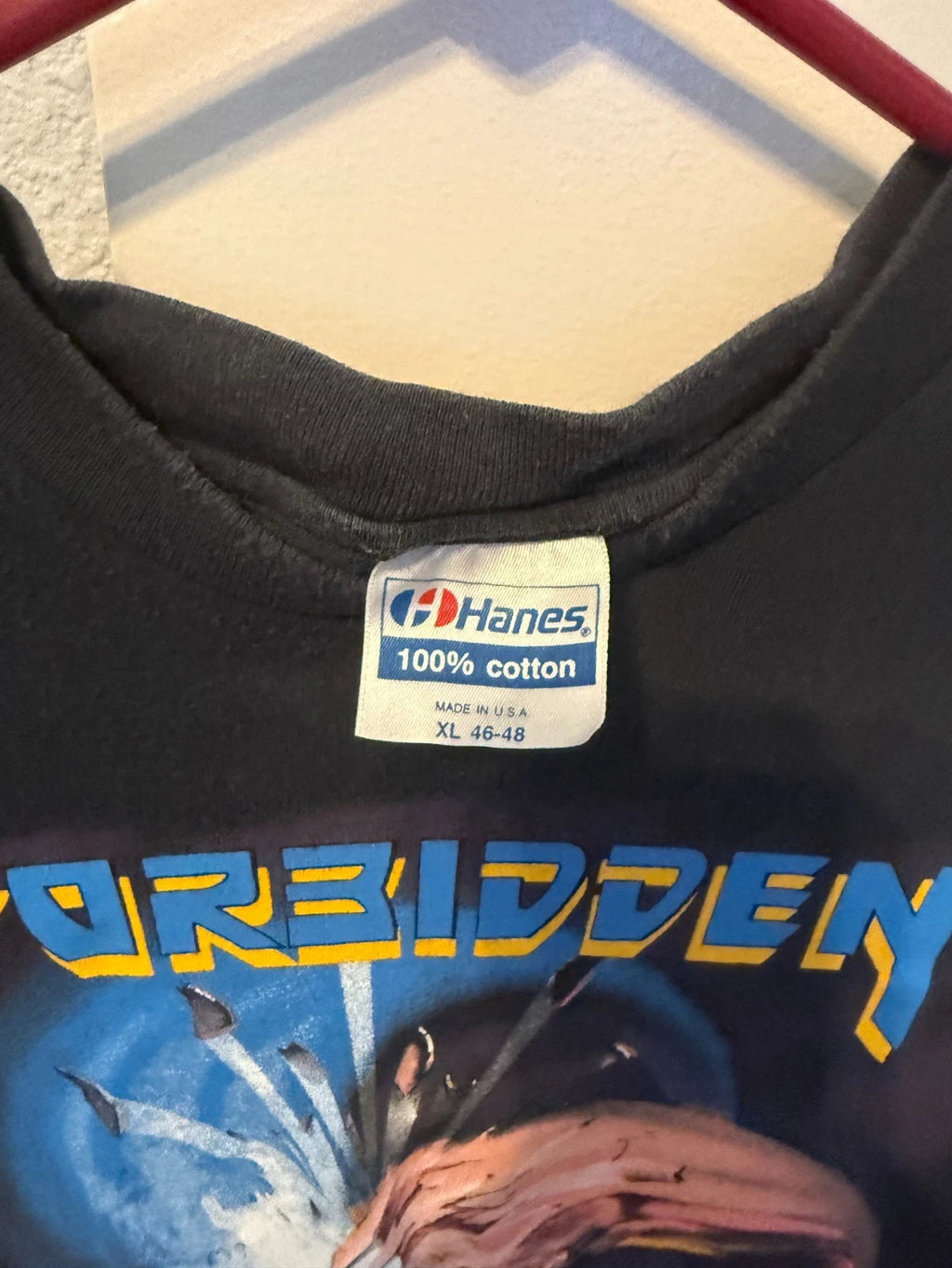 Forbidden Vintage Band Tour Shirt Forbidden Evil 1989 Thrash Metal Hanes XL
