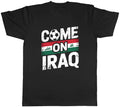 Come on Iraq Supporter Football Fan Mens T-Shirt Tee Gift Top