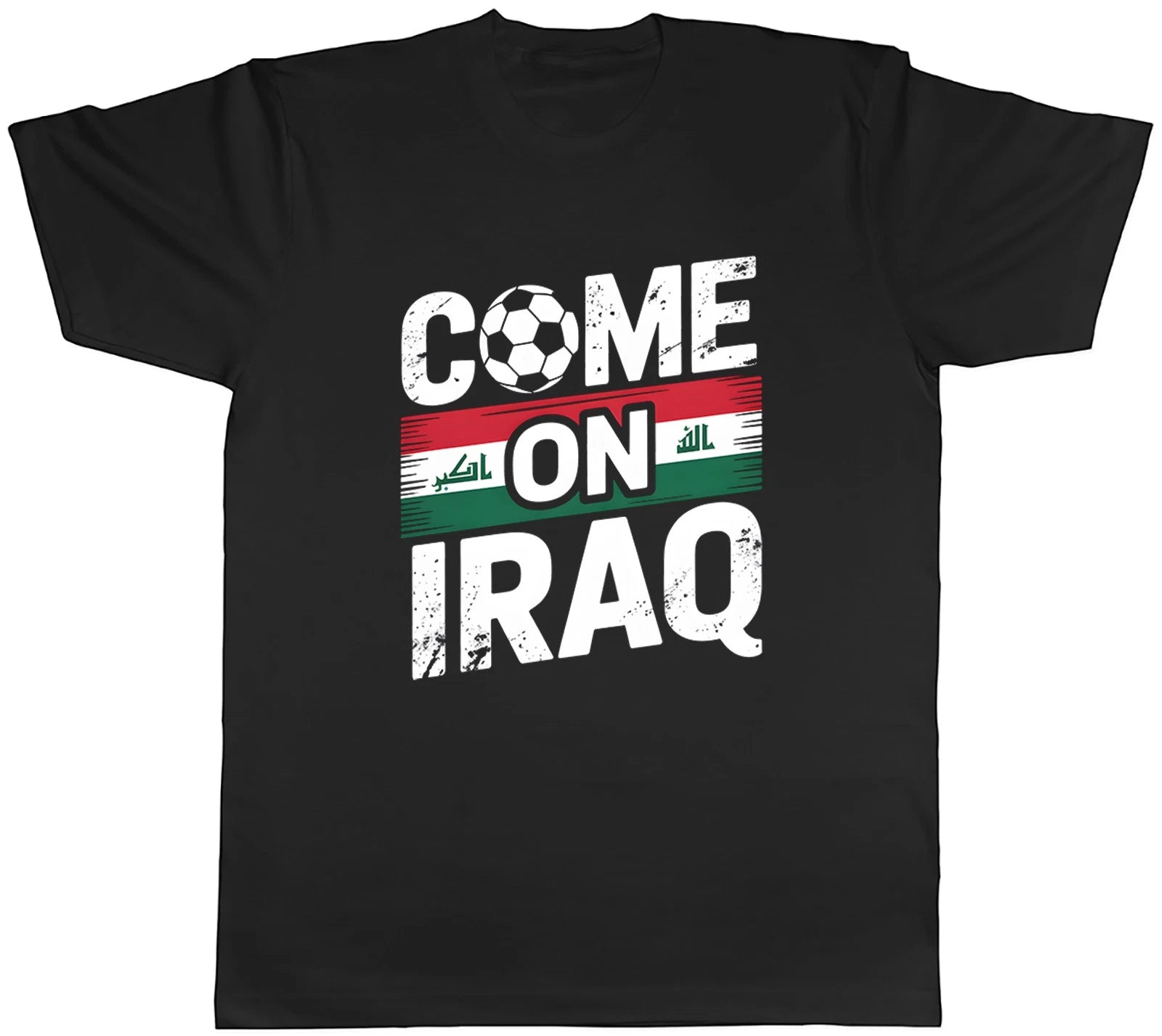Come on Iraq Supporter Football Fan Mens T-Shirt Tee Gift Top