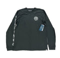 NEW Hurley Naturals Skull Mandala Long Sleeve Mens T Shirt Tee Surf Gray