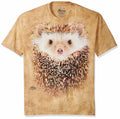 The Mountain Hedgehog Porcupine Spiky Mammal Cute Animal Pet Beige T-Shirt L-4X