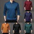Fashion Mens Male Slim Fit Comfortable Durable Long Sleeve Solid Color
