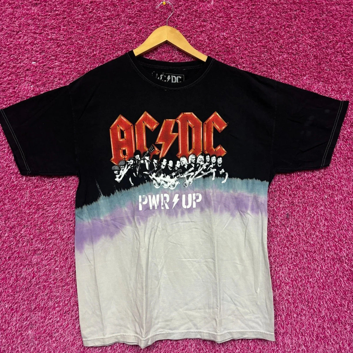 AC/DC Power Up Album Art Hard Rock Band Dip Dye M
