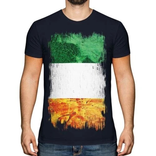 IRELAND GRUNGE FLAG MENS T-SHIRT TEE TOP ÉIRE FOOTBALL IRISH GIFT SHIRT