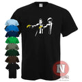 Banksy Pulp fiction urban art graffiti movie t-shirt famous street art