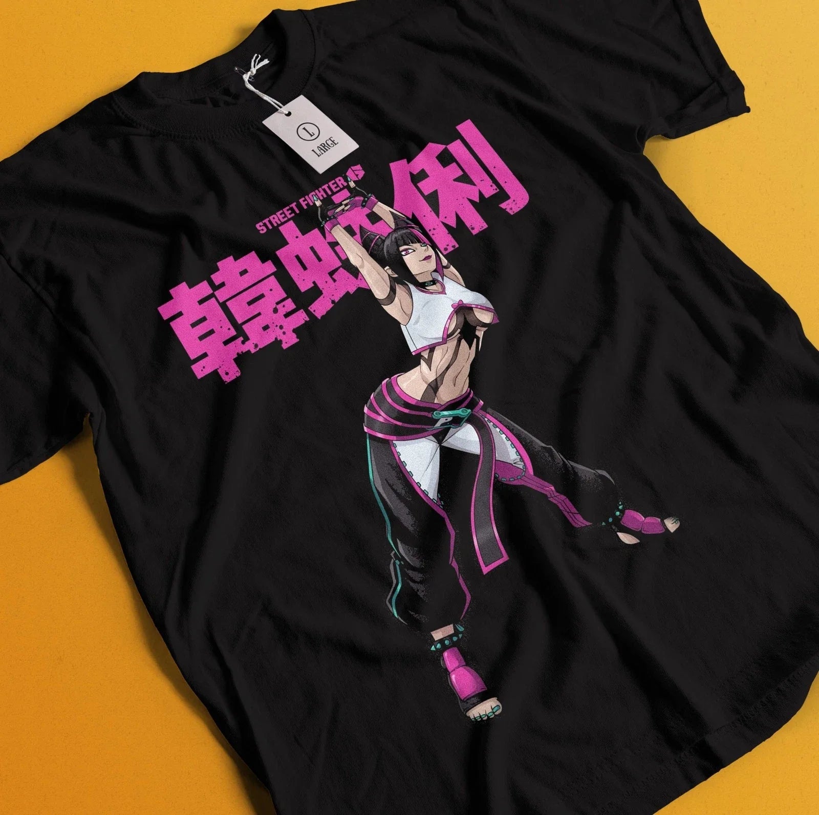 Juri Han Shirt Chun Li T-Shirt Street Fighter Cammy Ken Anime Gift Unisex Tee