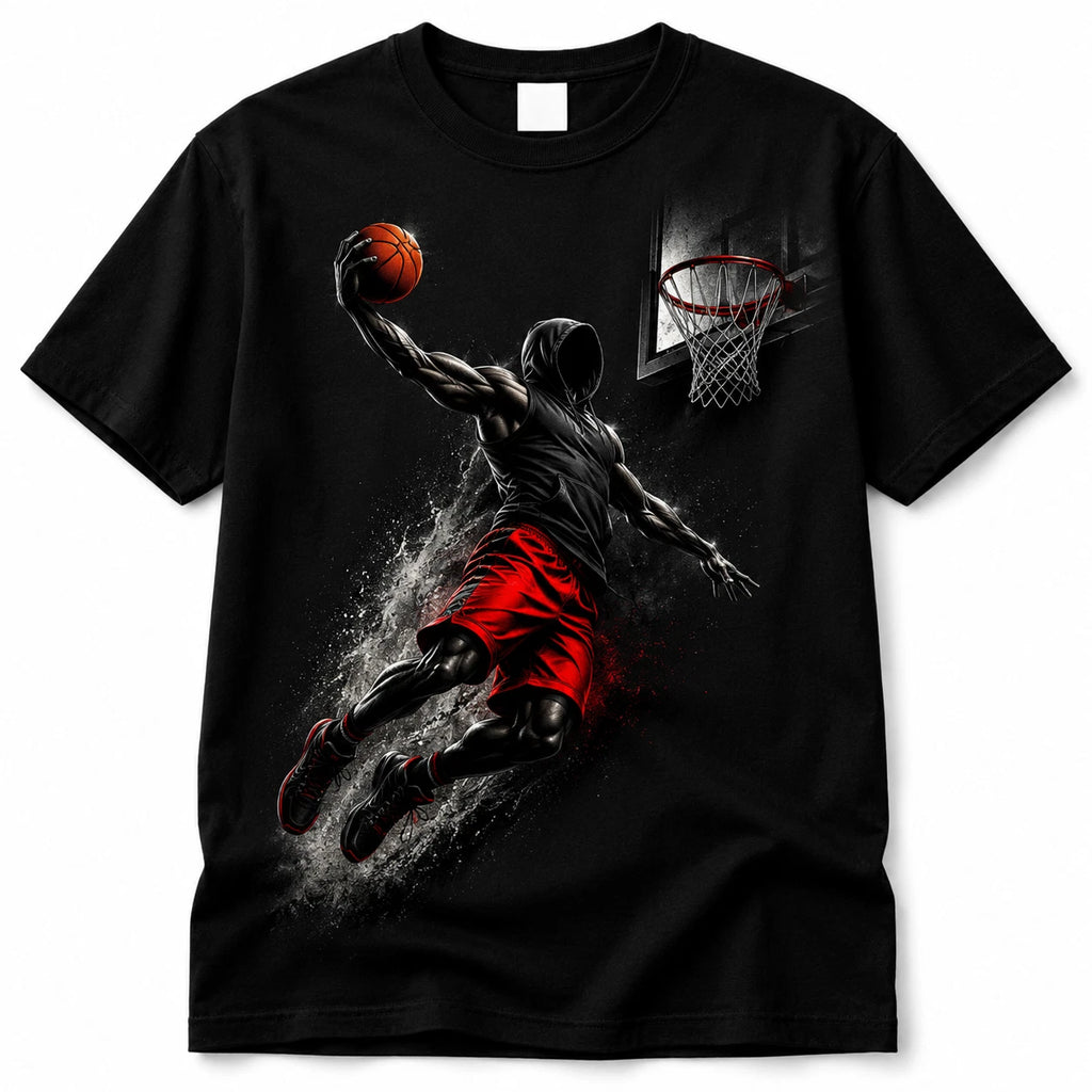Basketball Dunk Player Graphic T-Shirt Streetwear Sports Shirts