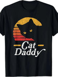 Cat Daddy vintage 80s style Cat vintage distress T-shirt