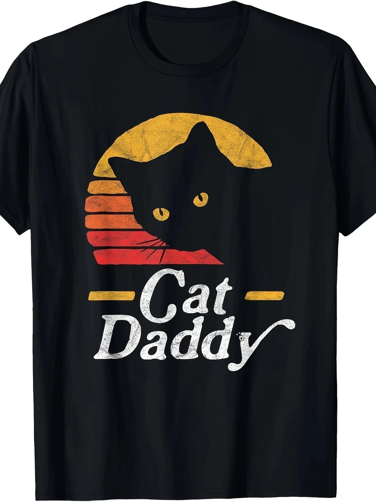 Cat Daddy vintage 80s style Cat vintage distress T-shirt