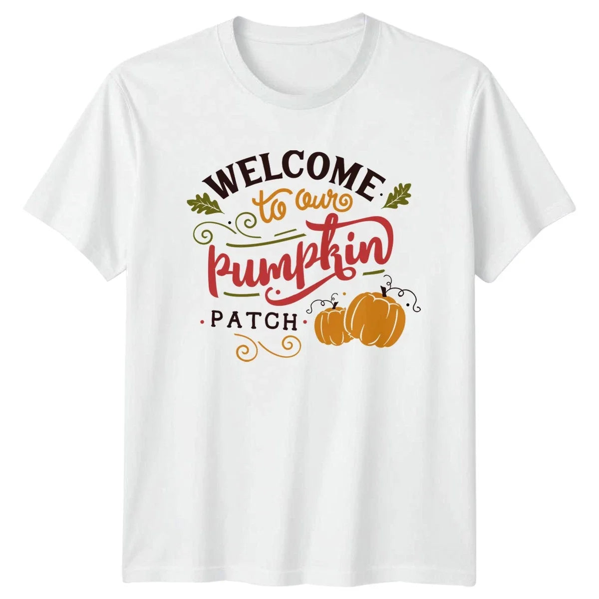 Welcome To Our Pumpkin Patch T-Shirt Fall Autumn Gift For Him And Her