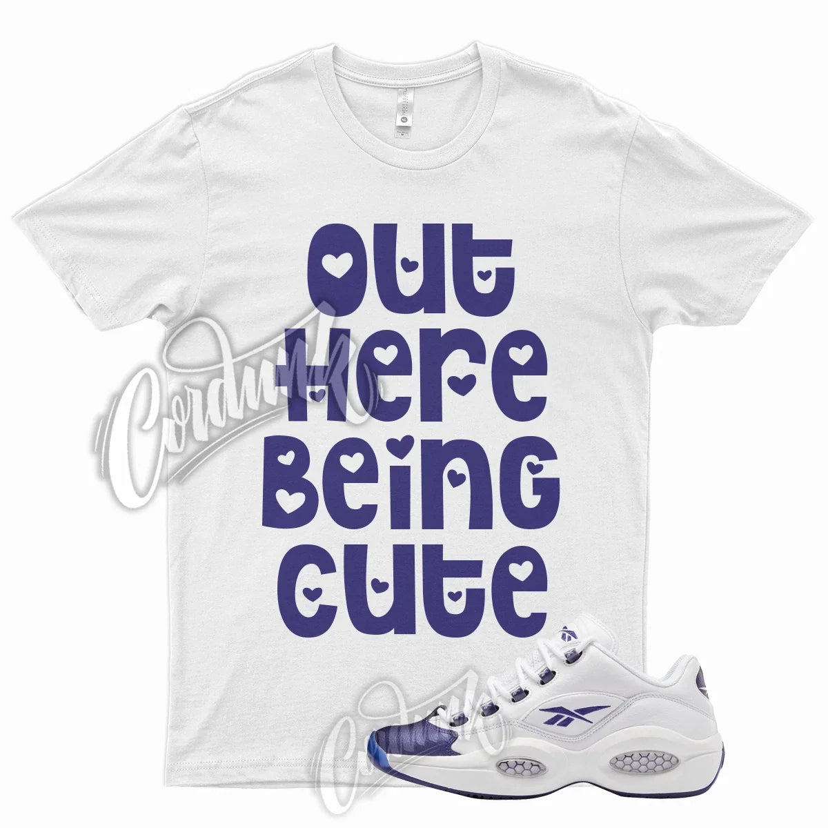 CUTE T Shirt for  Question Low Purple Toe Varsity Home Vandal Mid High 1