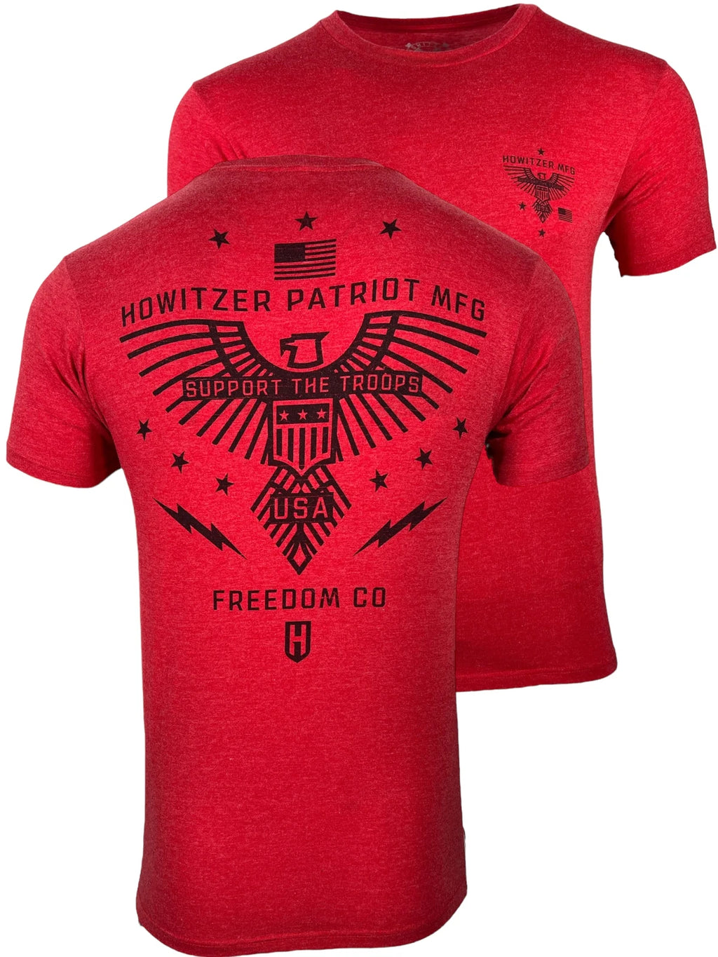 Howitzer Style Men's T-Shirt Support Military Grunt MFG