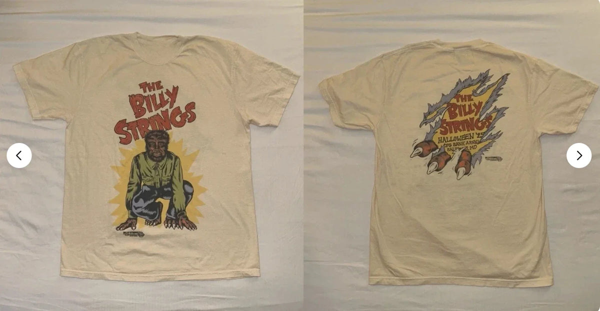 Billy Strings Halloween 2025 The Wolf Man Exclusive T-shirt