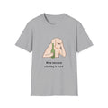 Funny Wine Adulting Unisex Softstyle T-Shirt