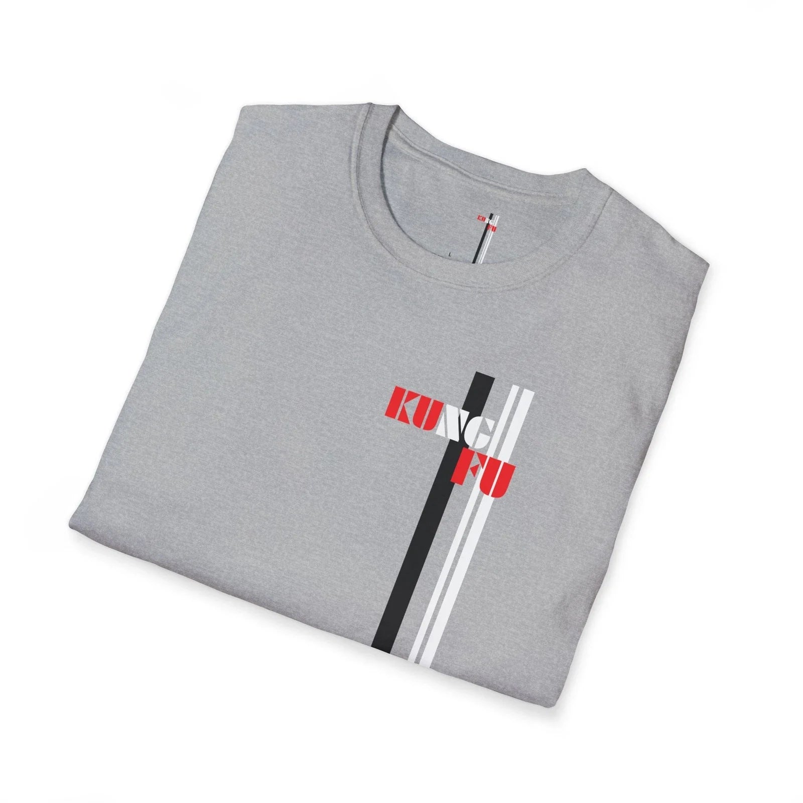 Kung Fu Martial Arts Artist Minimalist Stripes Tee Shirt Men Women Unisex Gift