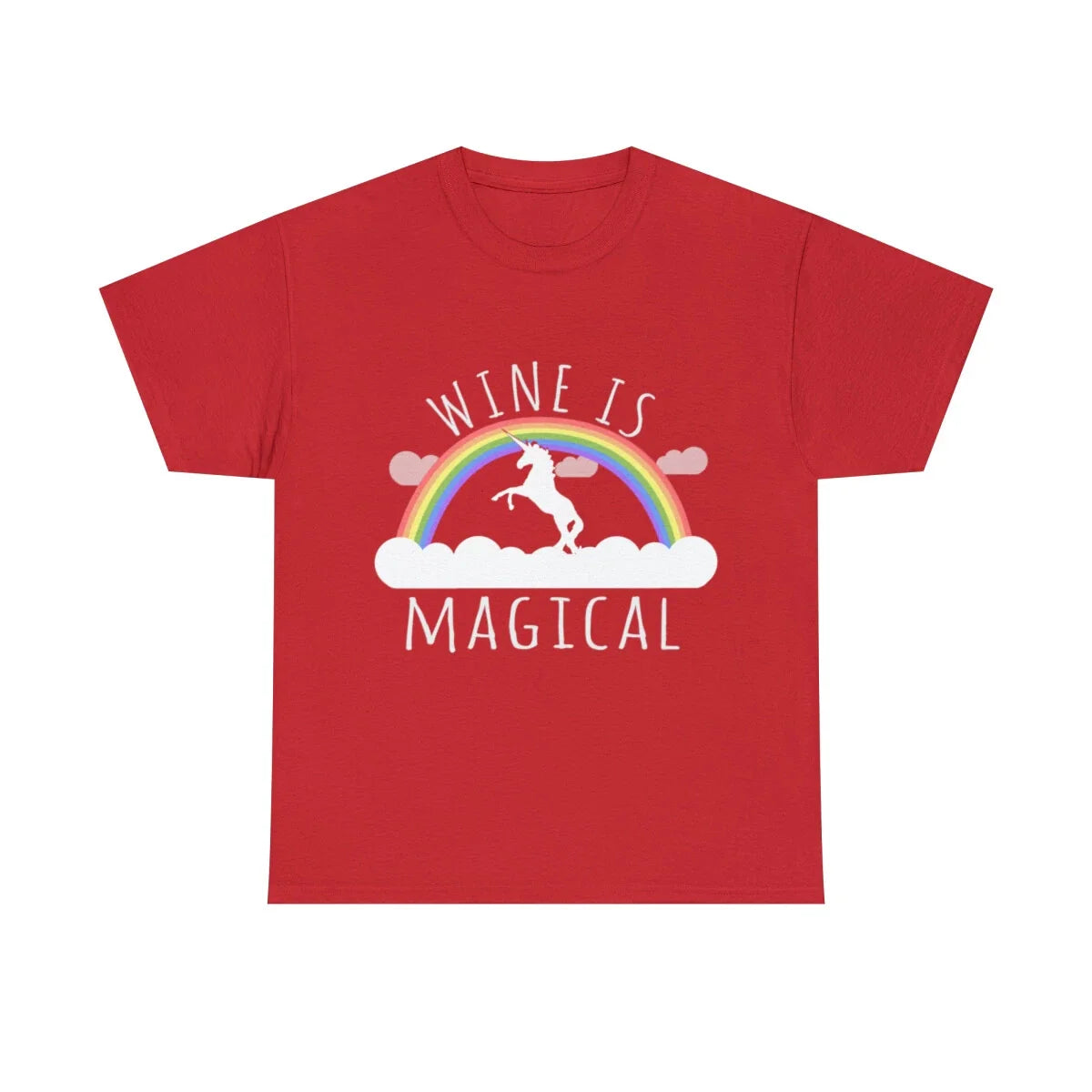 Wine Is Magical Graphic Tee Shirt, S-5XL