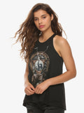 The Dark Crystal Poster Girl Racerback Black XL Tank Top Grunge Gothic Athletic