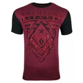 AMERICAN FIGHTER Men's T-Shirt CROSSROADS ARTISAN Red Athletic Biker MMA