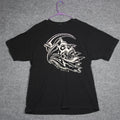 Y2K Josh Davis T Shirt Mens XL Grunge Goth Skull Reaper Retro Skater Streetwear
