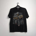 Y2K Heavy Metal Skull T-Shirt "Game Over" Reaper Gothic Biker Alt
