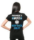Paramedic Wife Keep Back Funny Paramedic T shirts Gift For Paramedic